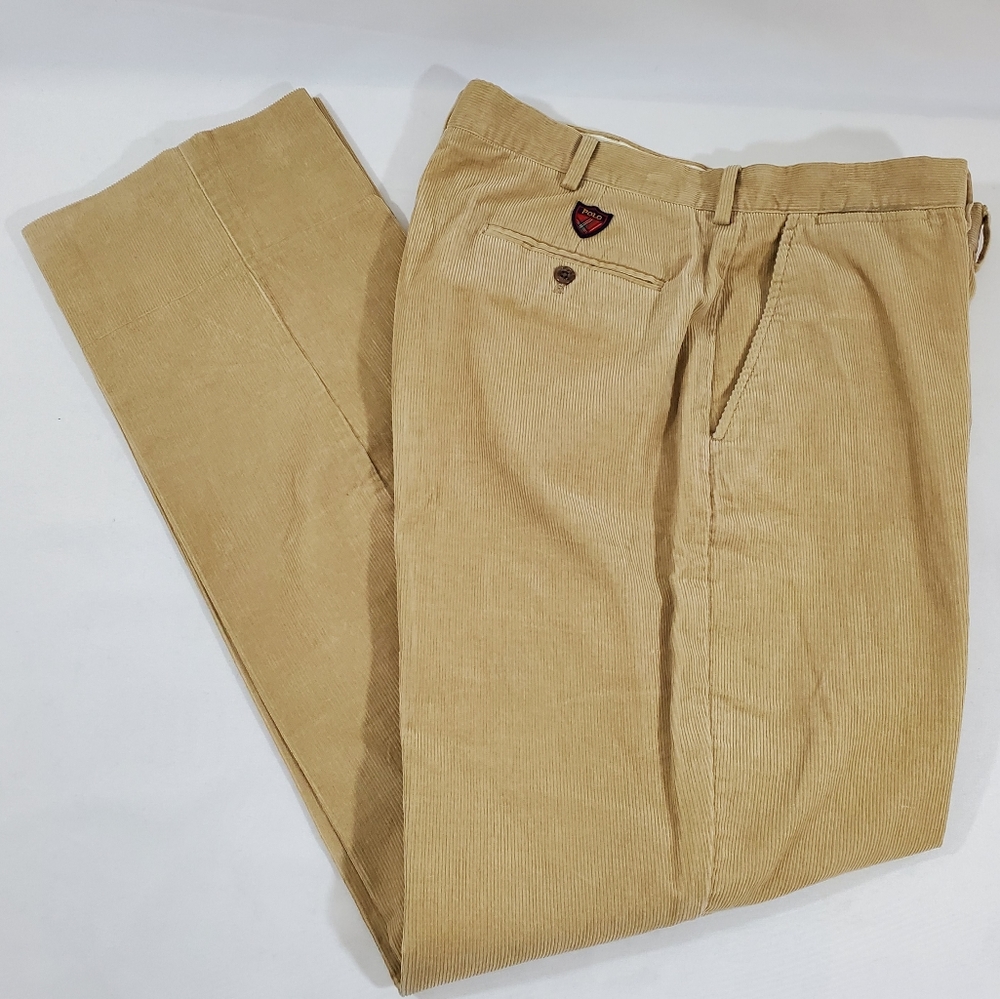 Vtg Polo Golf Ralph Lauren Mens Corduroy Pants 36